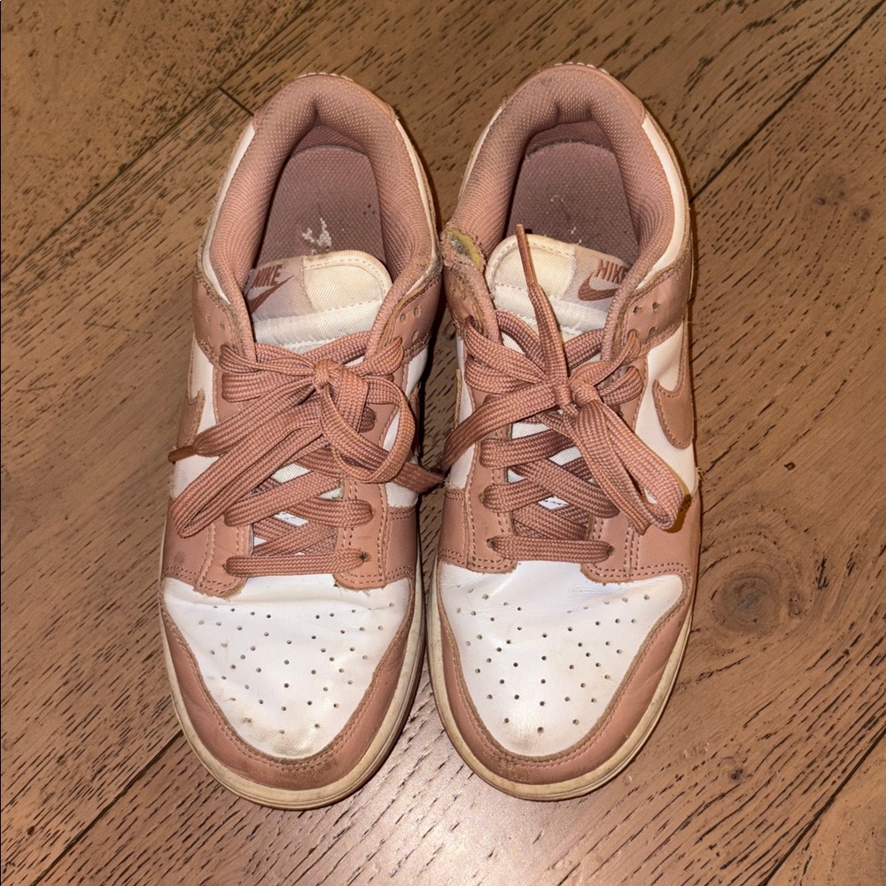 Nike Blush and White Sneakers